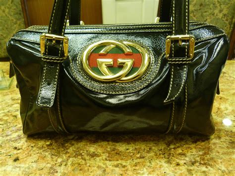 gucci purses black|authentic black gucci purse.